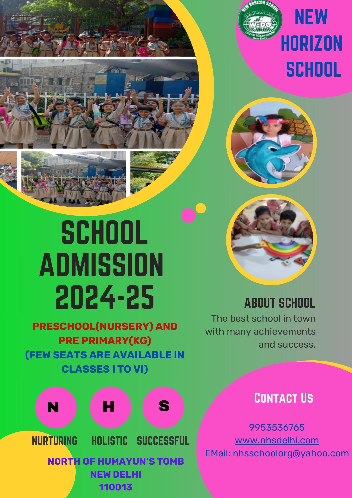 Nursery Admission 2018-19 - Govt. Higher Secondary School, Girls